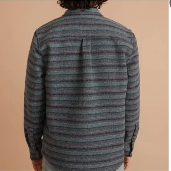 Marine layer striped heavy overshirt - Picture 5 of 6